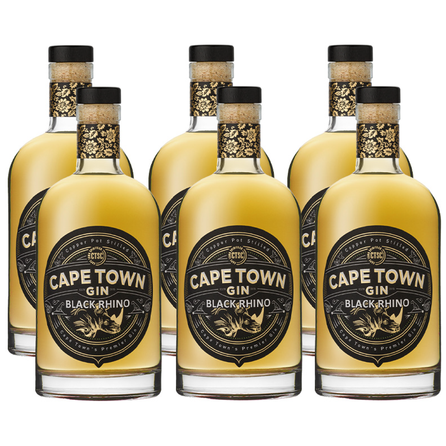 Cape Town Gin - Black Rhino (Case)