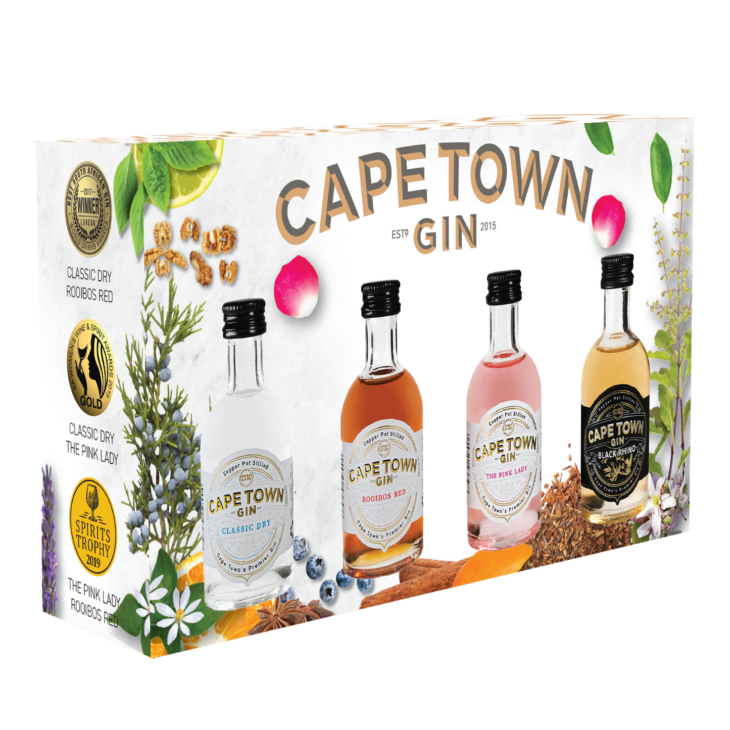 Cape Town Gin - Tasting Pack - 4 x 50ml